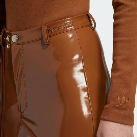 IVY PARK x Adidas Latex Pants Wild Brown Size S - Picture 5 of 15